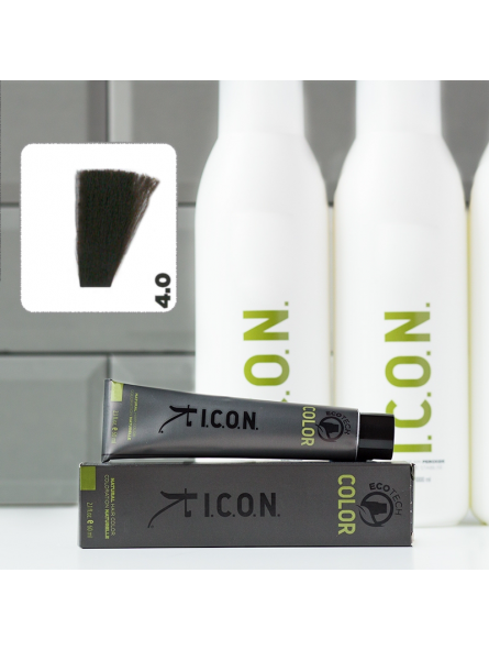 Tinte ICON Color Castaño 4.0 sin alcohol, amoníaco ni ppd